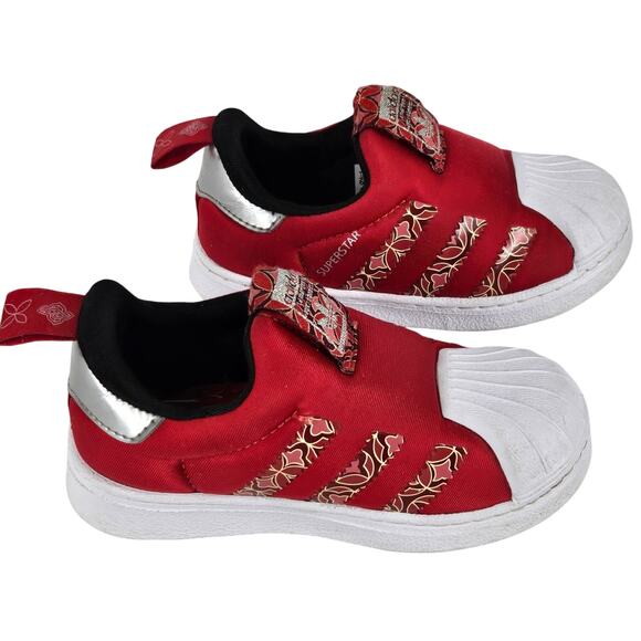 ADIDAS SUPERSTAR 360 J 'CHINESE NEW YEAR' GX6338 KIDS SNEAKERS – SIZE 6K - Picture 1 of 8
